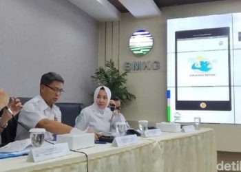 BMKG dalam acara refleksi akhir tahun 2019. Foto: Wilda/detikcom