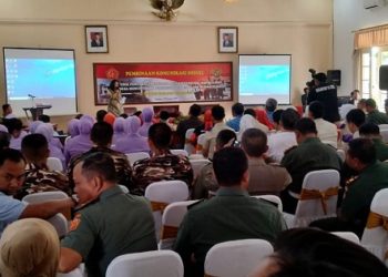 Komando Garnisun Tetap II Bandung menggelar Komunikasi Sosial untuk mencegah radikalisme. Foto: Saifal/Islampos